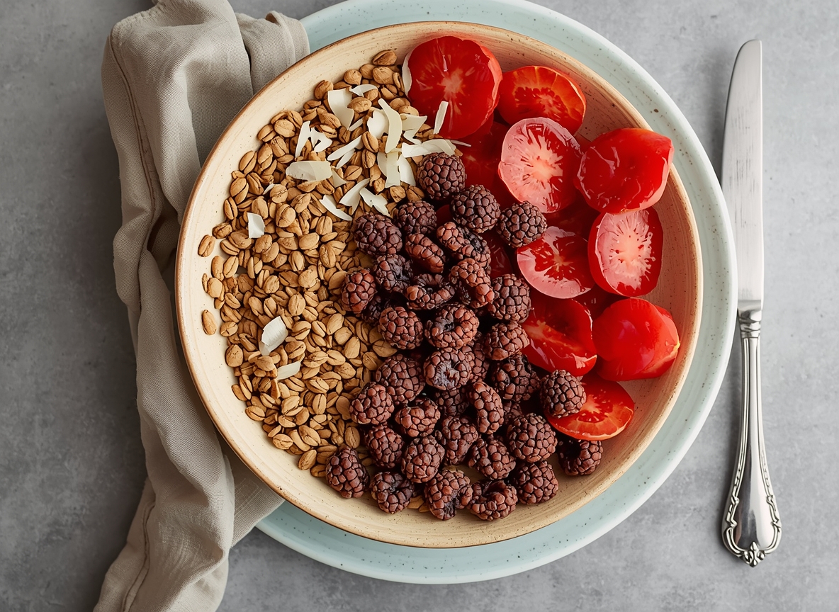 Soft abstract illustration of nourishment rhythm